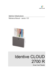 CLOUD 2700 R Reference manual