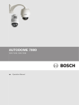 Autodome 7000 Series Operation Manual