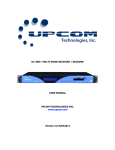 UC-IRD+ User Manual - UPCOM TECHNOLOGIES INC.