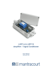 LVDT/A & LVDT/D Amplifier / Signal Conditioner Manual