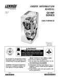 Lennox G61 Gas Furnace Manual