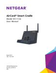 NETGEAR AirCard Smart Cradle Model DC112A User Manual