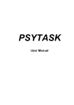 Psytask Manual