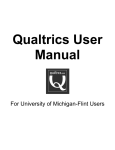 Qualtrics User Manual - Blogs from the University of Virginia Darden