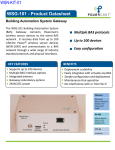 WSG-101 - BAS Gateway - preliminary