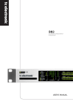 USER`S MANUAL - TC Electronic