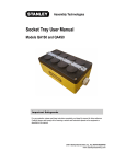 Socket Tray User Manual - Stanley Engineered Fastening