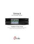 Omnia.9 User Manual V0.56.02 8-6-14