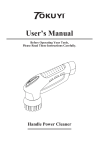 User`s Manual - BuyCleanmate.com
