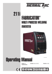 211i Operating Manual FabricatOr®