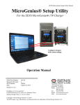 COMMS GENIUS USER MANUAL DRAFT