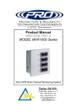Product Manual MODEL MVR1000 Series