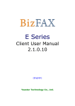 BizFAX Client User Guide
