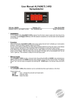 User Manual ALFA(NET) 3-IRS Spraydetector
