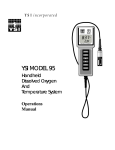 YSI 95 Dissolved Oxygen Meter Instruction Manual