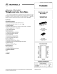 TCA3388 Telephone Line Interface