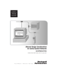 Ethernet Design Considerations for Control System