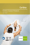 User Manual Certéna Custom Products