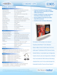 27" Radiance Ultra Technical Spec Sheet