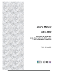 User`s Manual EBC-3410 - BCM Advanced Research