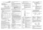 Safety Controller CC-Link Interface Module User`s Manual (Hardware)