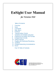 EnSight User Manual