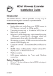 HDMI Wireless Extender Installation Guide