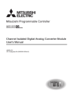 Channel Isolated Digital-Analog Converter Module User`s Manual