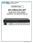 SPLITMUX-DVI-4RT - Network Technologies