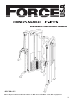 F-FTS Assembly Manual - Australian Fitness Supplies