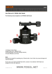 FEISOL Ball Head User Manual