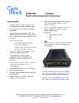 COM-1931 L/S-band burst spread-spectrum modem