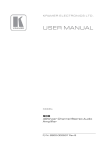 USER MANUAL - Kramer Electronics