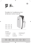 Portable Air Conditioning Unit & Remote Control