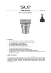 AEDI SQUARE RECESSED 1 user manual