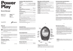 PowerPlay Compression Pump User Manual