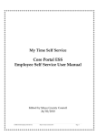 Core Portal ESS Employee Self Service User Manual