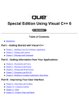 Special Edition Using Visual C++ 6