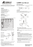 LUX01 User Manual
