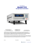 Model 335 Temperature Controller