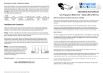 RFID Card User Manual. - Universal electric meter services