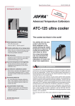 ATC-125 ultra cooler - B & B Instruments, Inc.