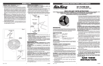 Air King 9230 Floor Fan User Manual