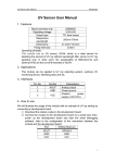 UV Sensor User Manual