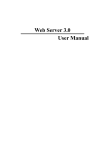 Web Server 3.0 User Manual
