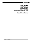 HD6 Pressurized Dome Installation Manual