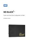 WD Black² Dual Drive User Manual