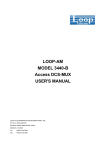 LOOP-AM MODEL 3440-B Access DCS