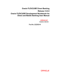 User Manual Oracle FLEXCUBE Development Workbench for Direct