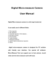 Digital Micro-measure Camera User Manual